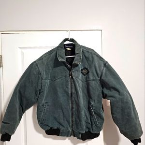 Vintage Embroidered Lined Denim Jacket